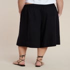 Wide-Leg Drawstring Culotte image number null