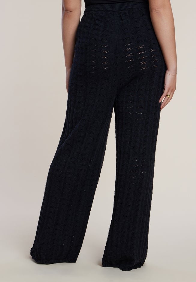 Pointelle Stitch Sweater Pant image number 2
