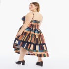 Bustier Drop Waist Midi Dress image number null