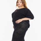 Straight-Leg Jacquard Knit Pant image number null