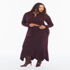 Intarsia Knit Trumpet Maxi Skirt image number null