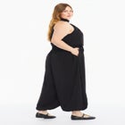 Elastic Waist Crepe Balloon Pant image number null