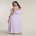 Ruffle Detail Maxi Trapeze Dress image number null