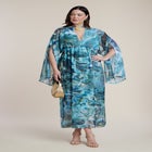 Shell Detail Wide-Sleeve Kaftan image number null