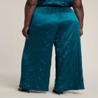 Crinkle Satin Wide-Leg Pant image number null
