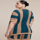 Oversized Crochet Button Up Top image number null