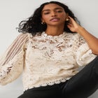 Three-Quarter Sleeve Lace Blouse image number 5