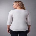 Signature 3/4 Sleeve V-Neck Tee image number null