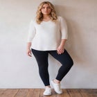Signature 3/4 Sleeve V-Neck Tee image number null