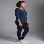 Signature 3/4 Sleeve V-Neck Tee image number null