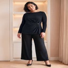 Audrey Draped Buckle Top image number null