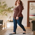 Delia Draped Asymmetrical Top image number 2