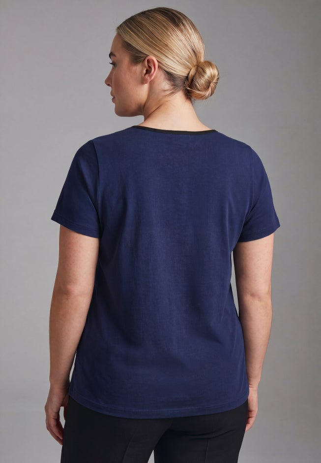 Audrey Contrast Sweetheart Top image number 3
