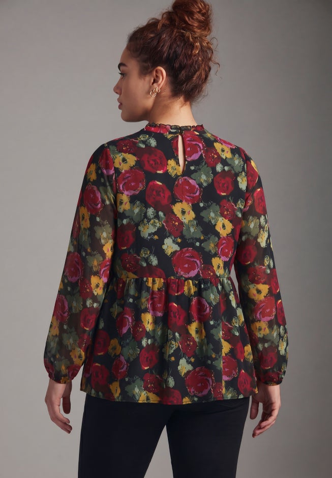 Paulina Peplum Blouse image number 1
