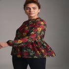 Paulina Peplum Blouse image number null