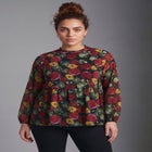 Paulina Peplum Blouse image number null