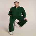 Stripe Detail Quarter Zip Sweatshirt image number null