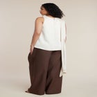 Sleeveless Scarf Detail Top image number null