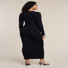 Sweater Button Detail Sweater Maxi Dress image number 1