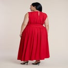 Tie Detail Drop Waist Maxi Dress image number null