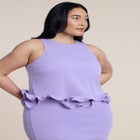 Ruffle Detail Column Maxi Dress image number null
