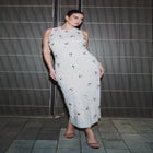 Embellished Stud Detail Maxi Dress image number null