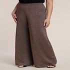 Semi-Sheer Shimmer Sweater Pant image number null