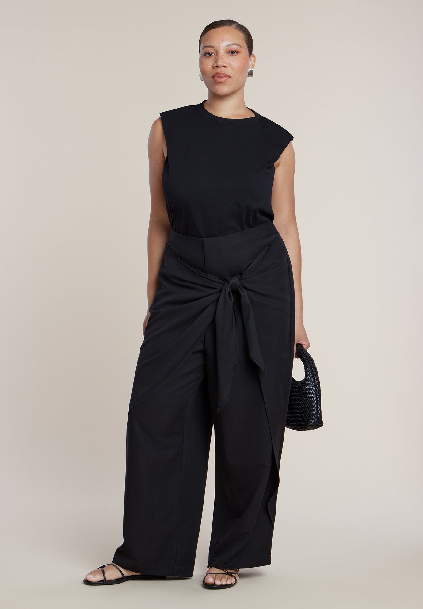 Wrap Detail Trouser image number 0
