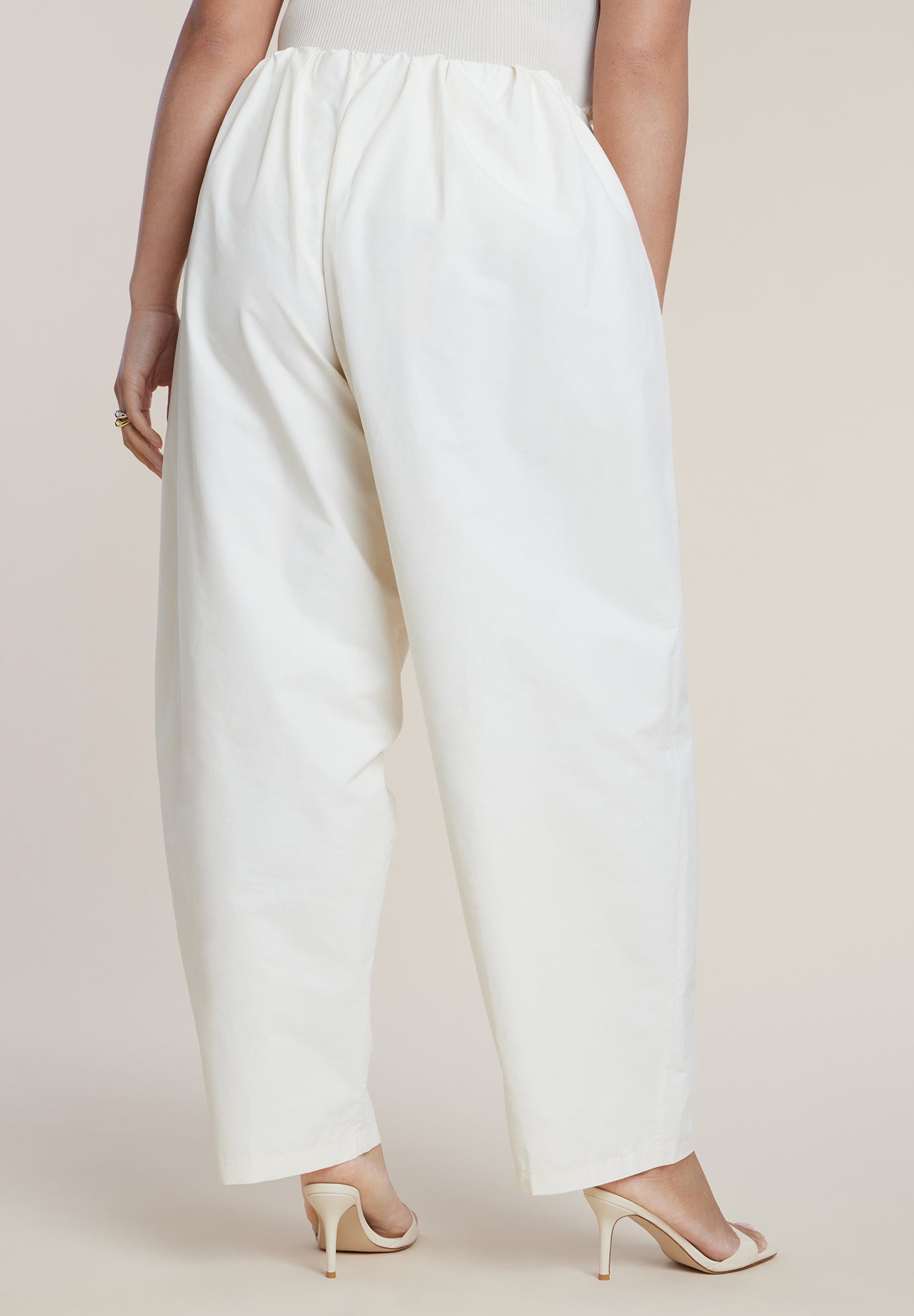 Cotton-Blend Straight Leg Pant image number 2
