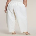 Cotton-Blend Straight Leg Pant image number null