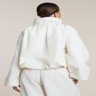 Cotton-Blend Drawcord Bomber Jacket image number null