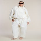 Cotton-Blend Drawcord Bomber Jacket image number null