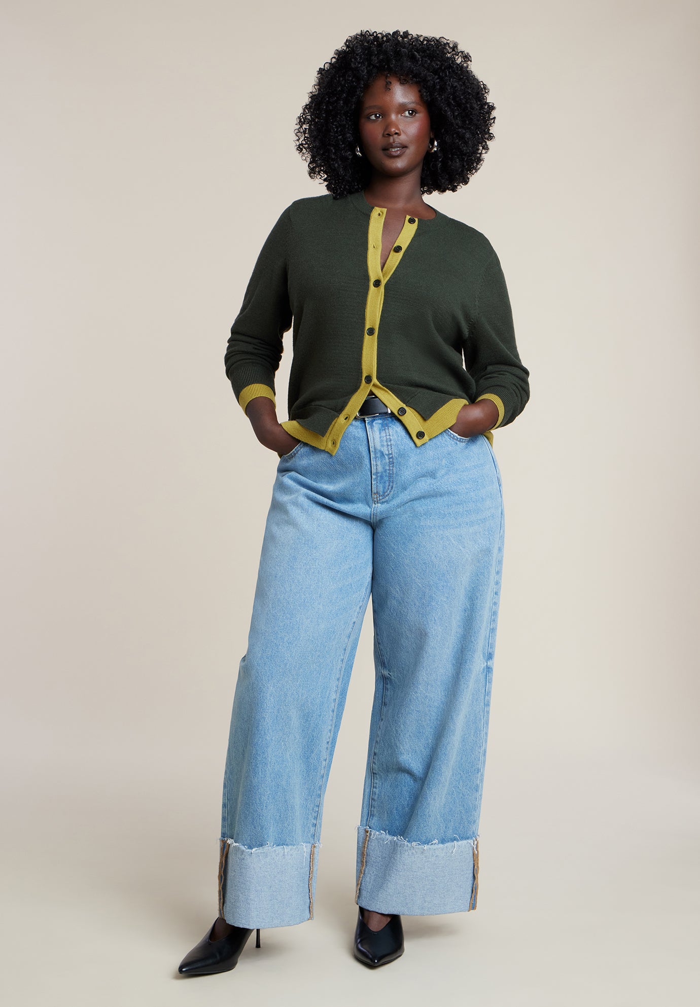 Colorblocked Cardigan image number 2