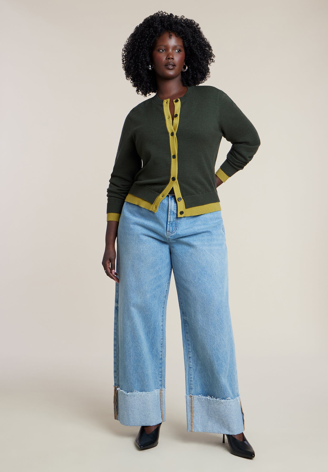 Colorblocked Cardigan image number 3