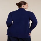 Longline Mockneck Cardigan image number null