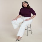 Ribbed Turtleneck Sweater image number null
