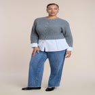 Cardigan Twofer Top image number null