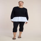 Cardigan Twofer Top image number null