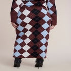 Intarsia Sweater Maxi Skirt image number 2
