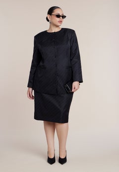 Knee-Length Pencil Skirt