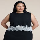 Sleeveless Lace-Trimmed Top image number null