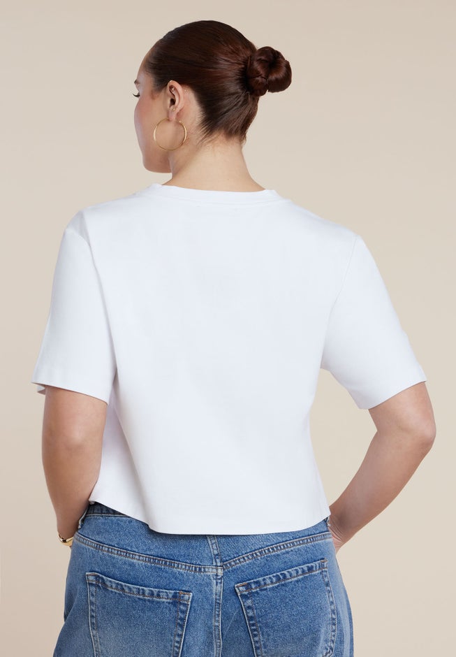 Bustier Seam Detail Tee image number 2