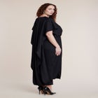 Draped Cape High-Low Maxi Dress image number 1