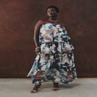 Strapless Bubble Maxi Dress image number 0