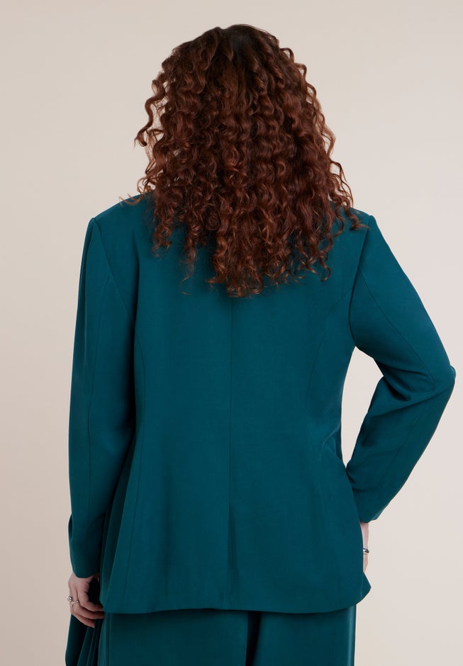 Draped Scarf Blazer image number 3