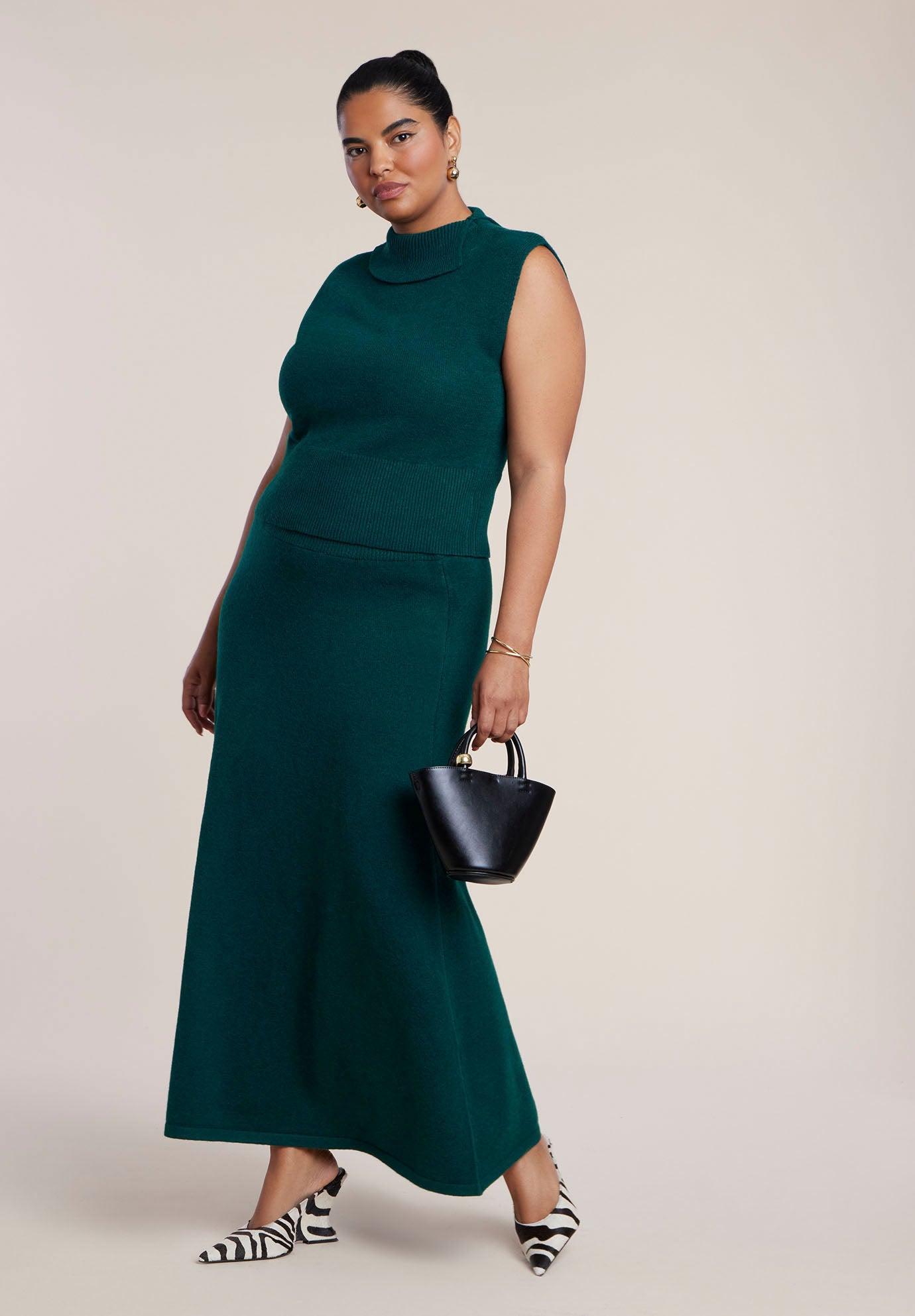 Sweater Circle Maxi Skirt image number 0