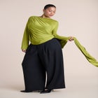 Draped Tie-Waist Top image number 3