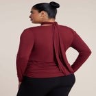 Cowl Neck Scarf Top image number 1
