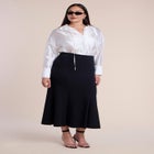 Sheer Blouse With Open Neck image number 4