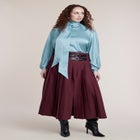 Jacquard Scarf Blouse image number 4
